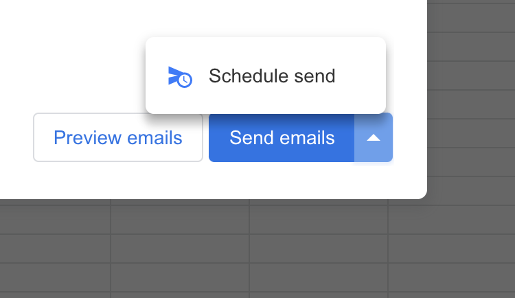 Scheduling a mail merge in Gmail with Mailmeteor