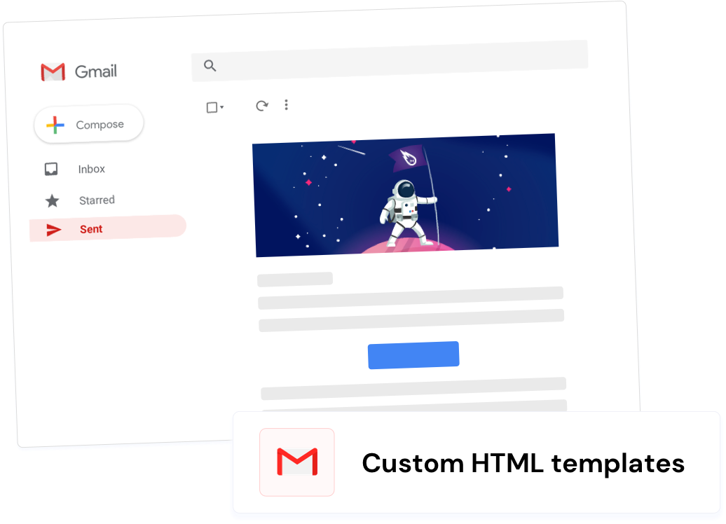 Design custom email newsletters with Gmail