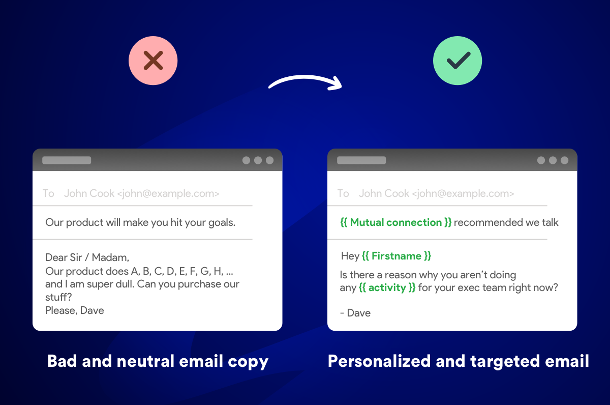 Personalize your emails