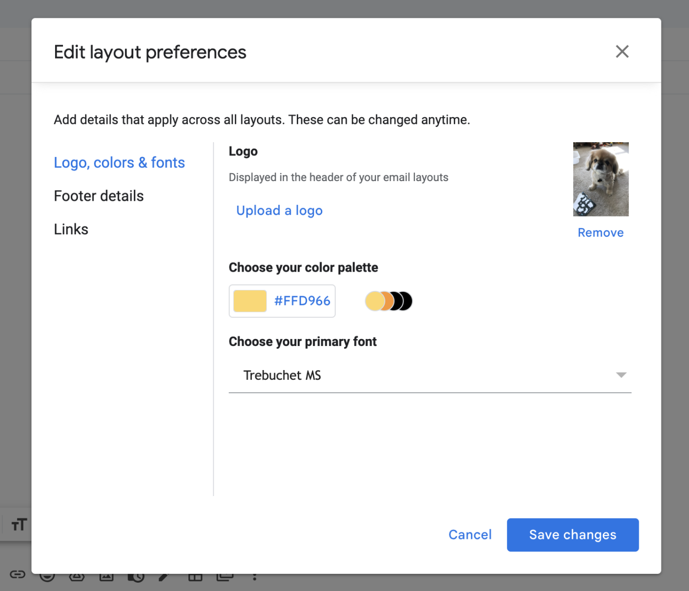 Gmail Layouts customization