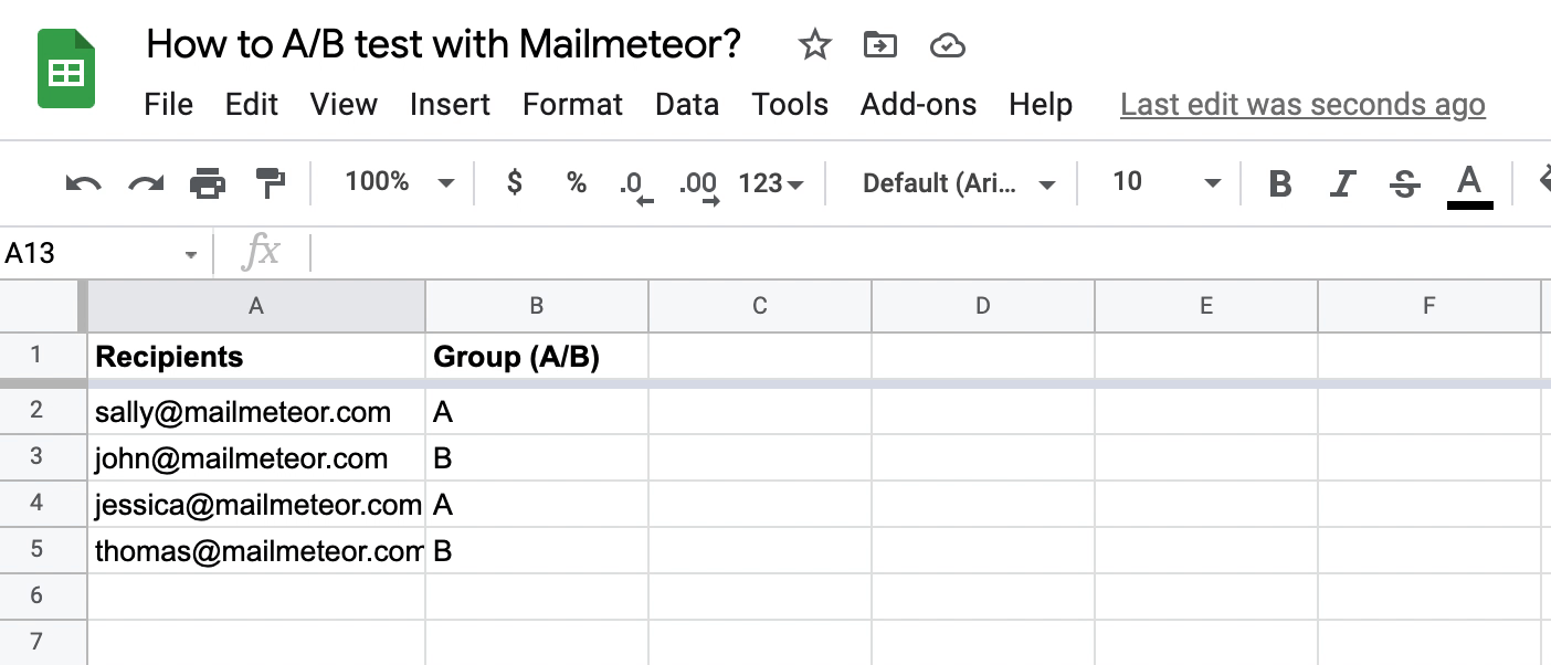Adding a new column "subject" in a Google Sheets