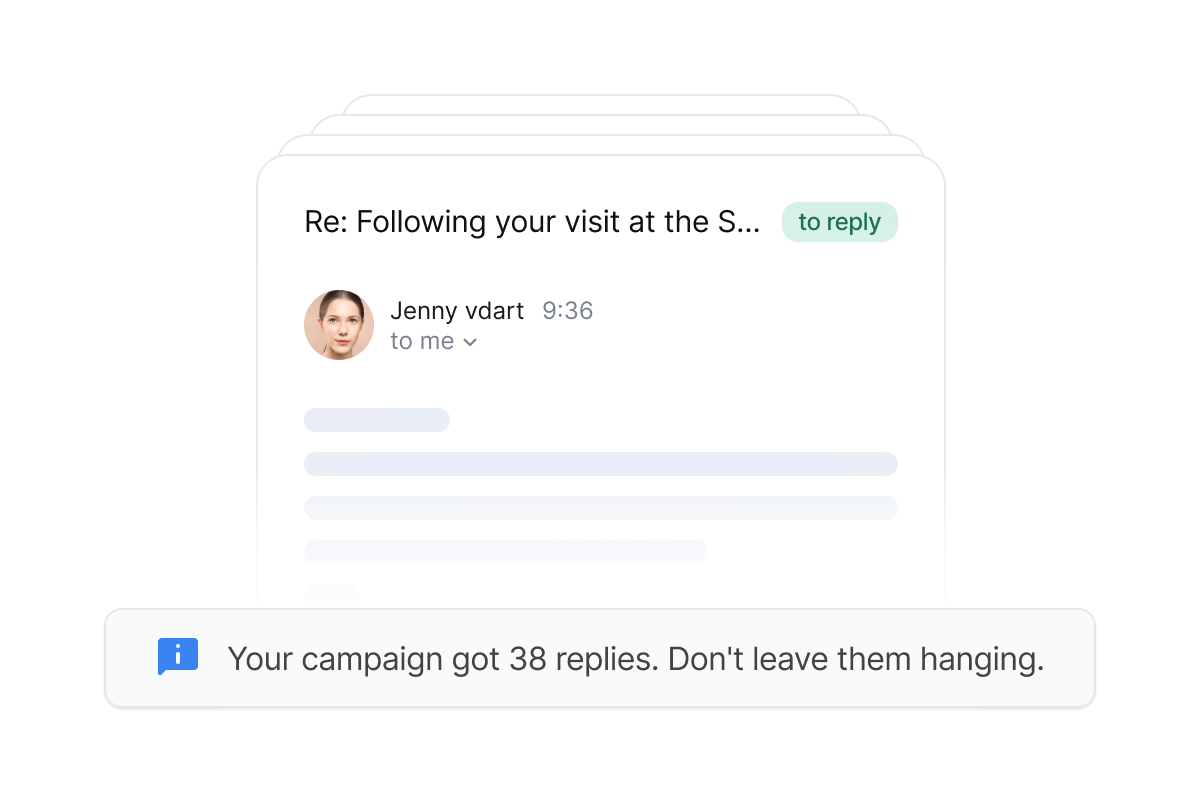 Pipelines status tabs: To reply, To follow up, Waiting, Archived