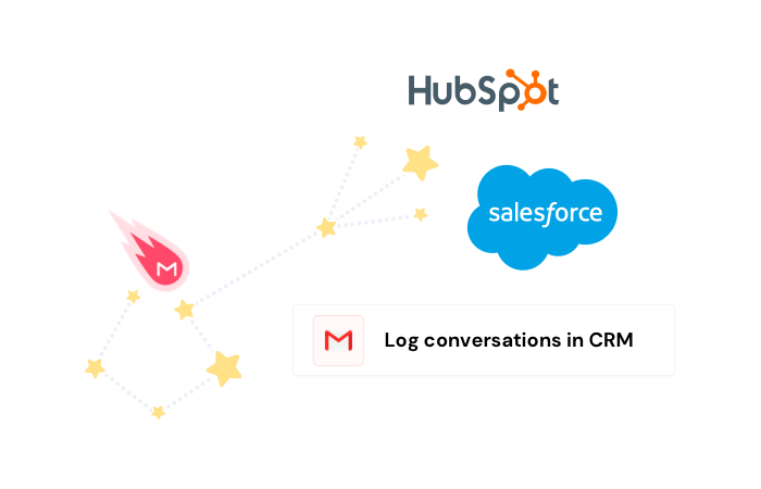 Mail merge CRM intergation with Hubspot and Salesforce
