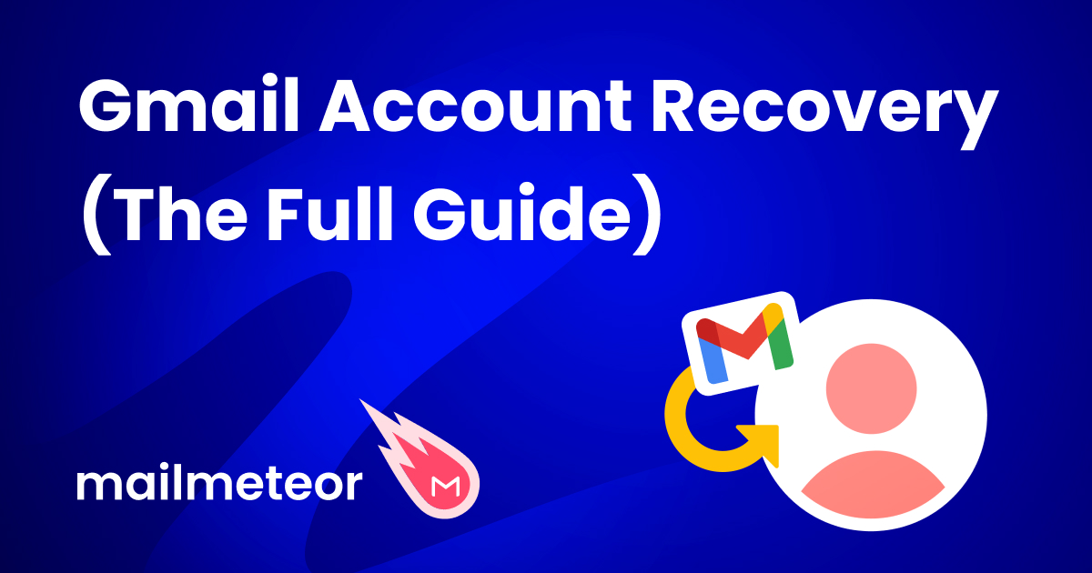 Recover an Existing Account