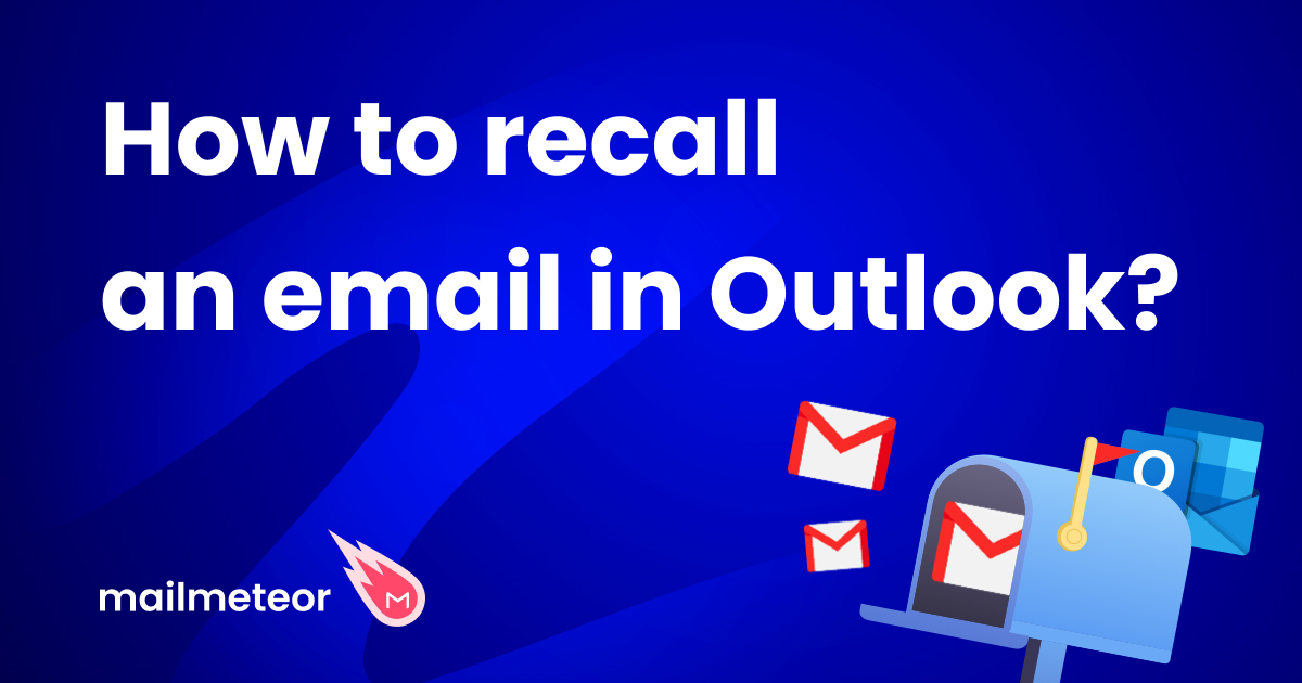 How to Recall Emails in Outlook