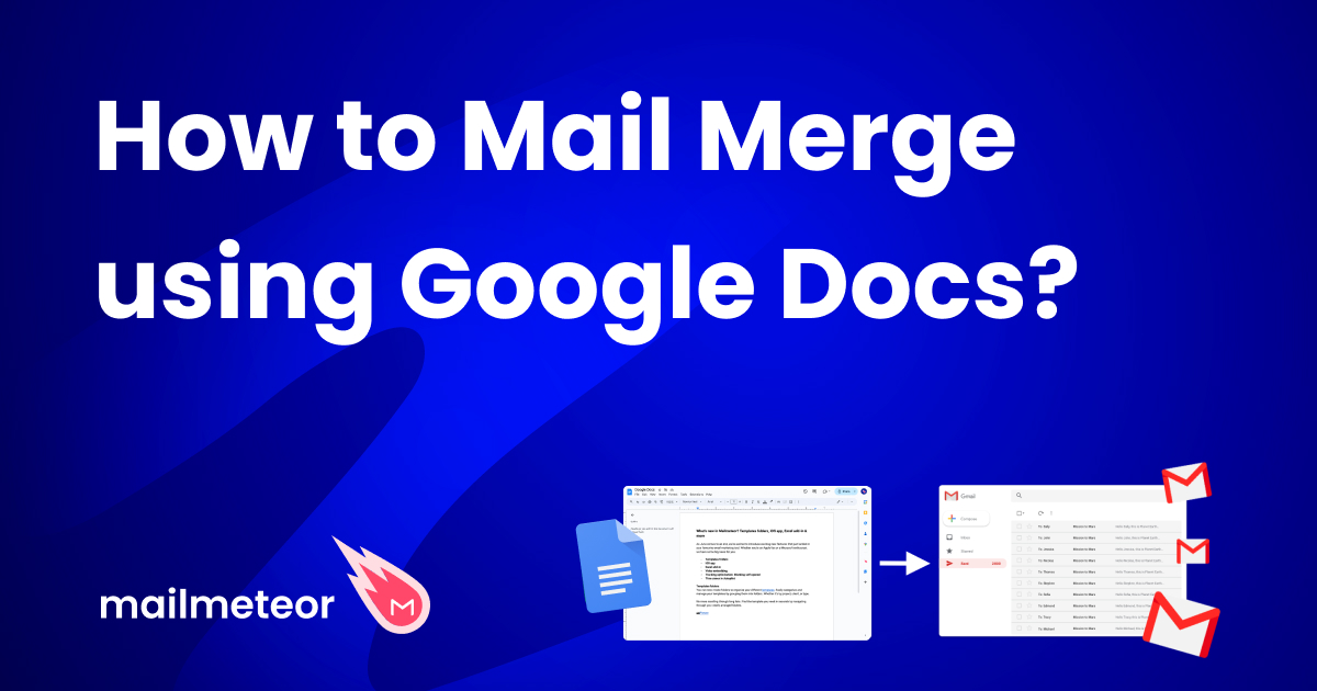 How to Mail Merge using Google Docs?