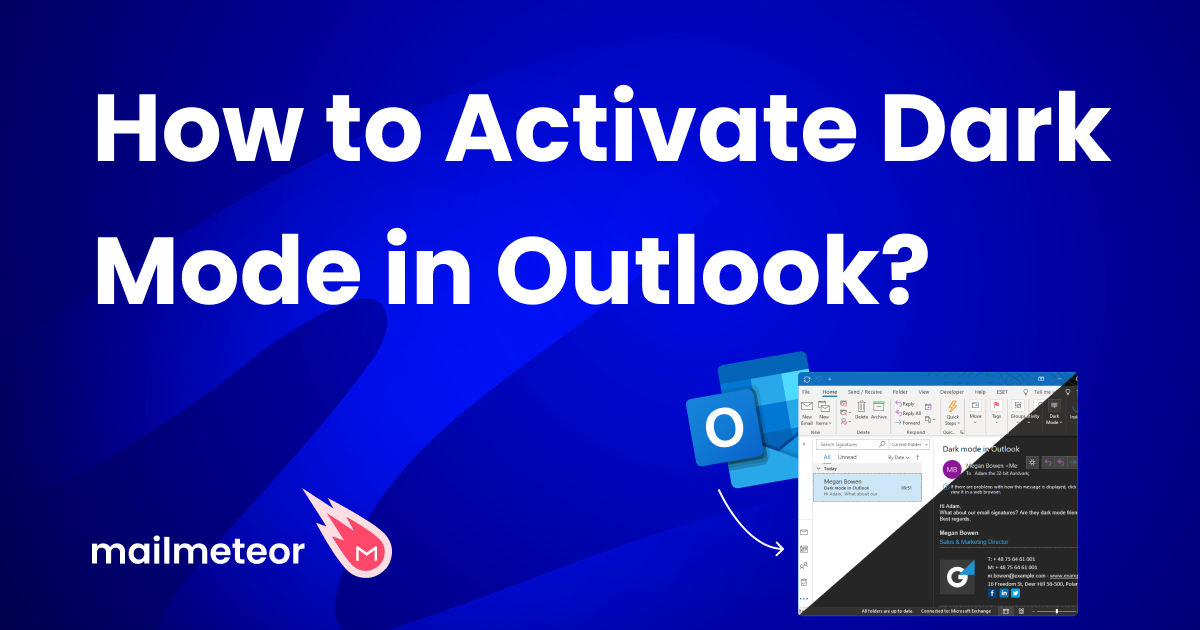 How to Activate Dark Mode in Outlook