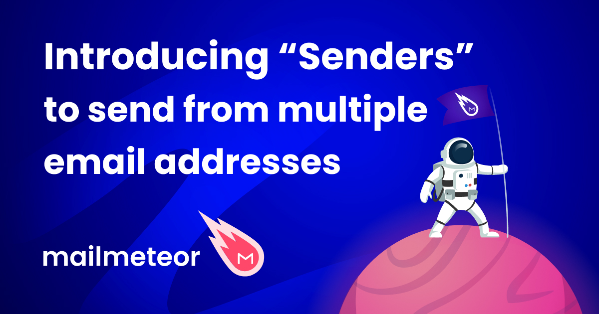 Sending from a different email address is now easier than ever