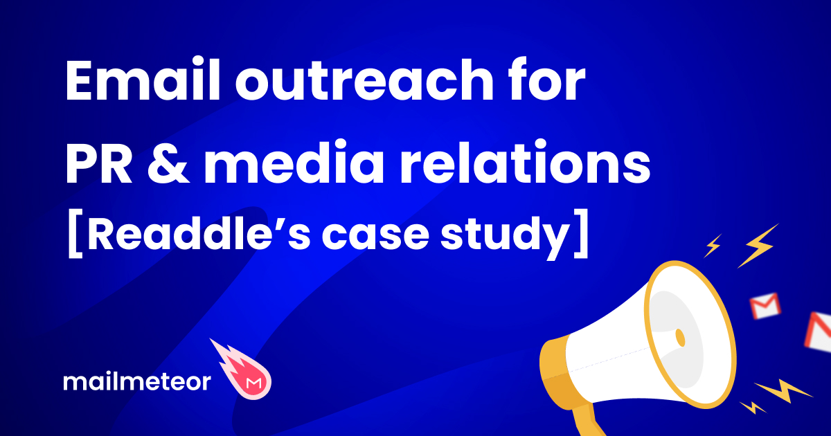 Using email outreach for PR & media relations [Readdle's case study]