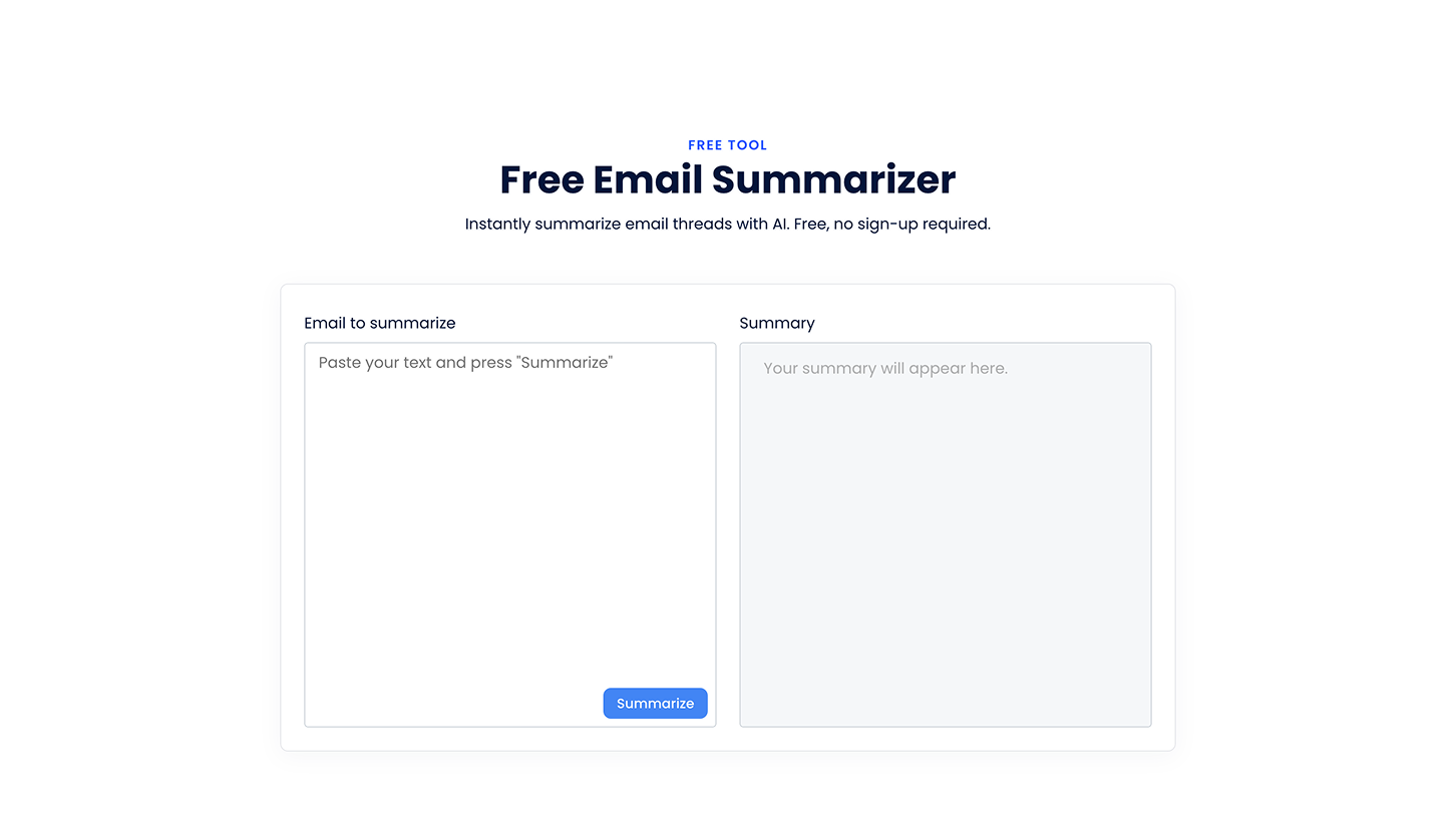 AI Email Summarizer