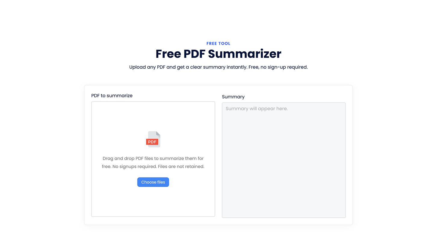 AI PDF Summarizer