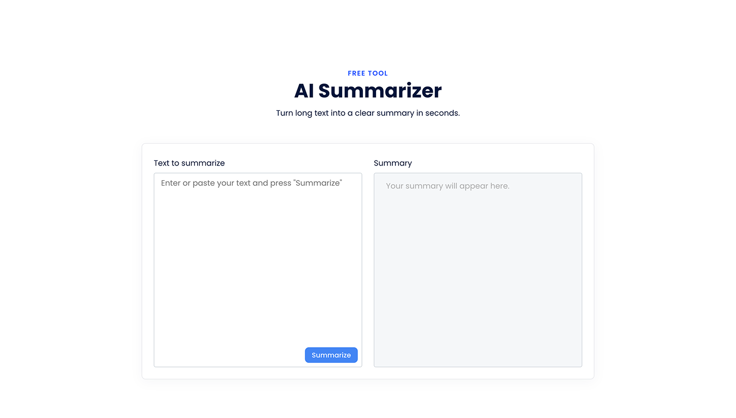 AI Summarizer