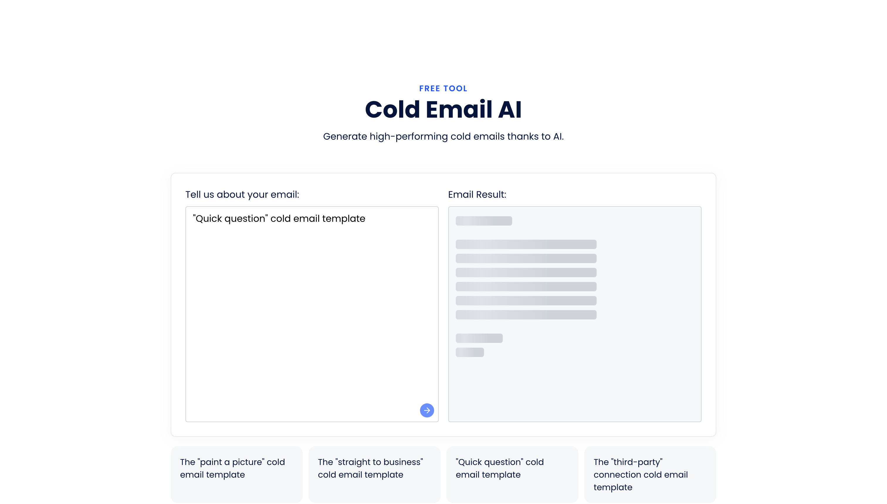 Cold Email AI