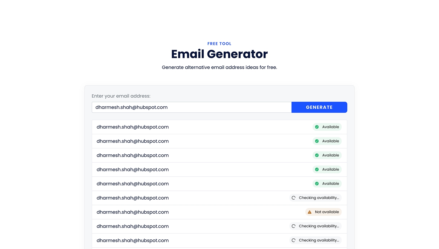 Email Generator