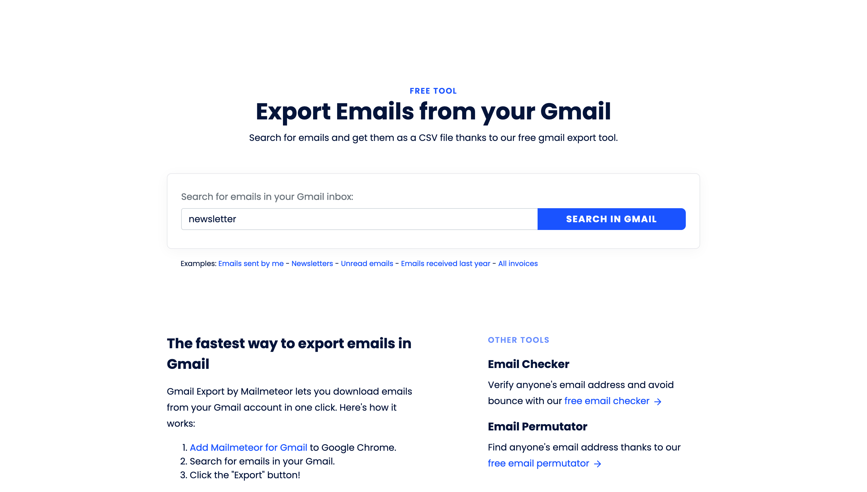 Gmail Export