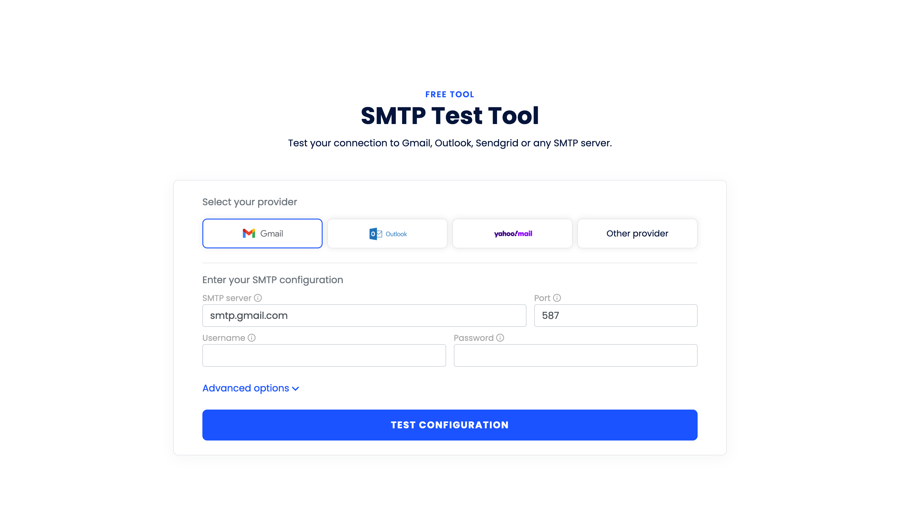SMTP Tester