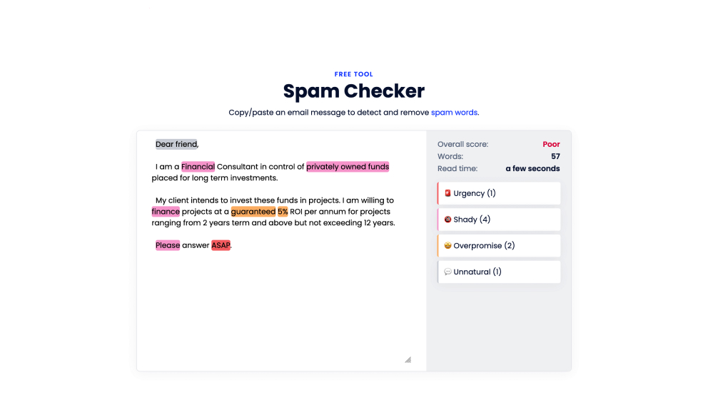 Spam Checker